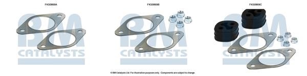 BM Catalysts FK50869 Mounting kit for exhaust system FK50869