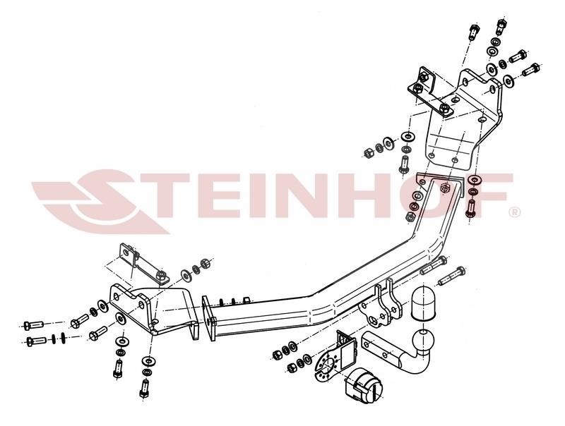 F074 Steinhof Tow bar