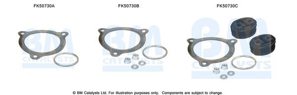 BM Catalysts FK50730 Mounting kit for exhaust system FK50730