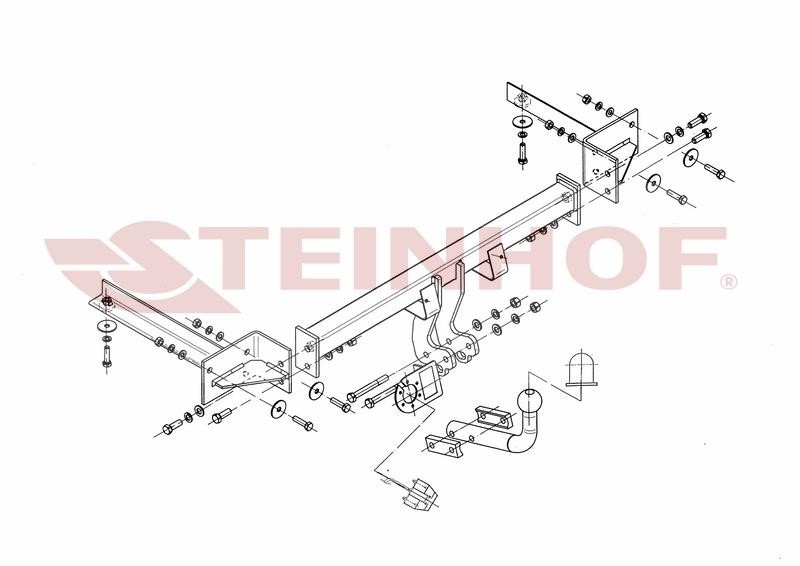 O128 Steinhof Tow bar
