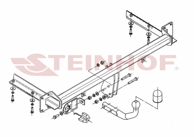 O140 Steinhof Tow bar