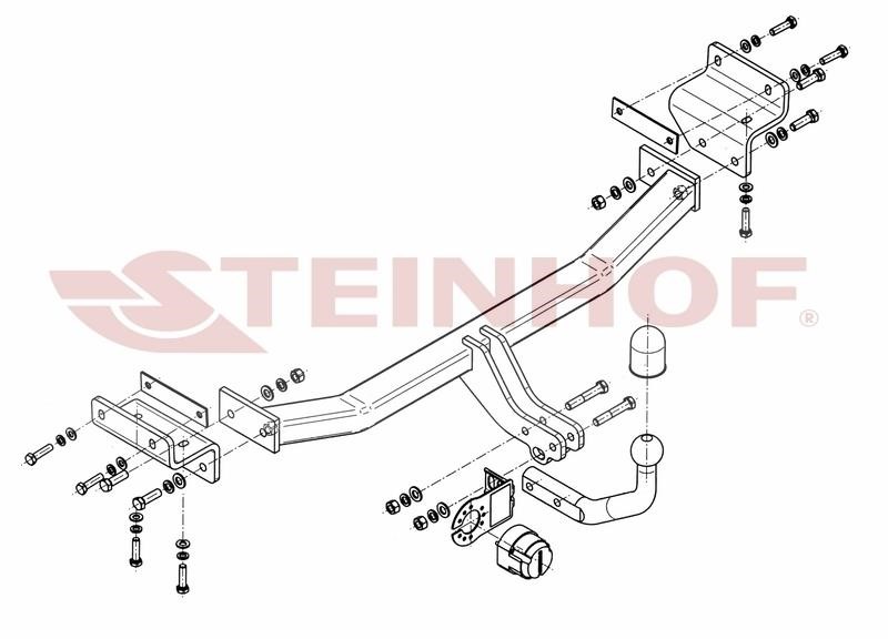 K055 Steinhof Tow bar