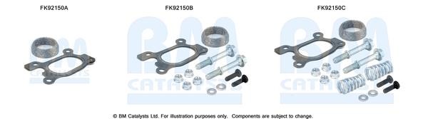 BM Catalysts FK92150 Mounting Kit, catalytic converter FK92150