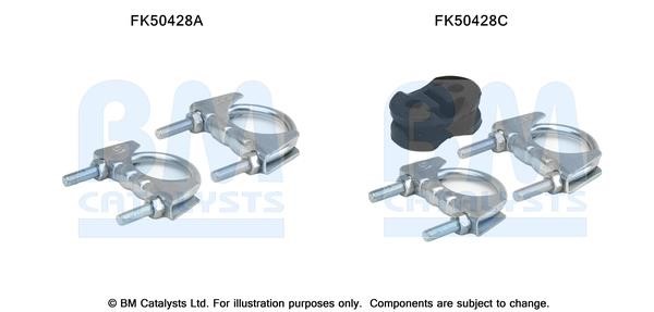 BM Catalysts FK50428 Mounting kit for exhaust system FK50428