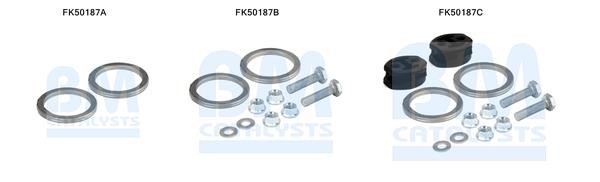 BM Catalysts FK50187 Mounting kit for exhaust system FK50187