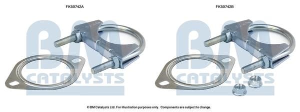 BM Catalysts FK50742 Mounting kit for exhaust system FK50742