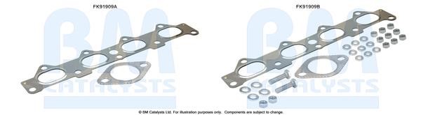 BM Catalysts FK91909 Mounting Kit, catalytic converter FK91909