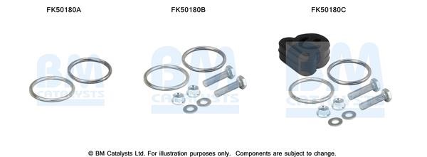 BM Catalysts FK50180 Mounting kit for exhaust system FK50180