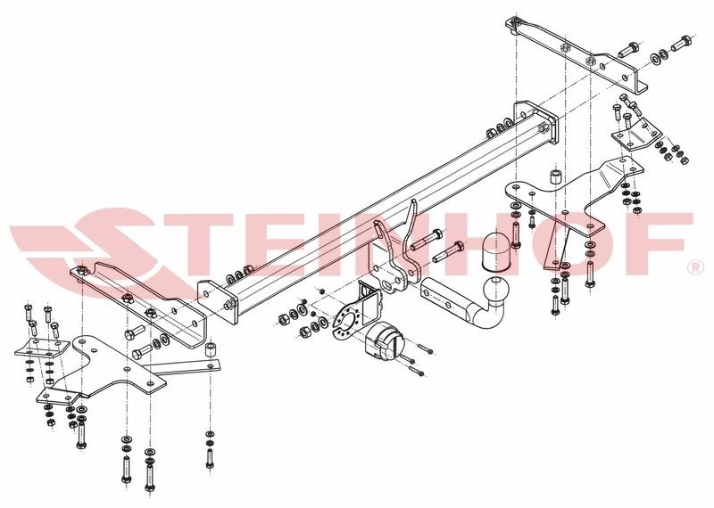 T124 Steinhof Tow bar