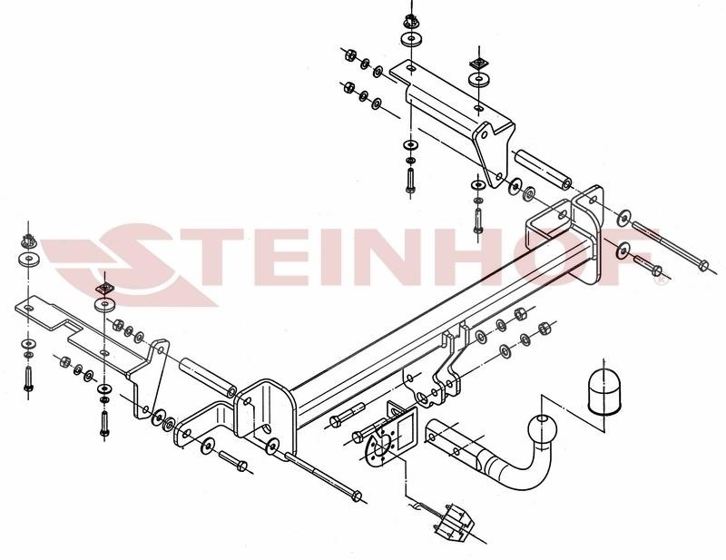 O232 Steinhof Tow bar