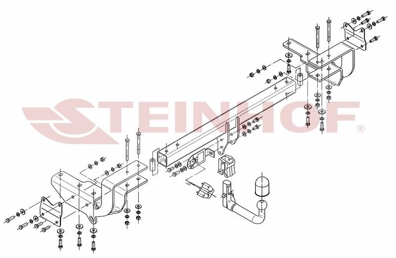 L164 Steinhof Tow bar