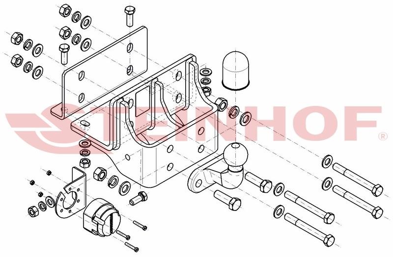 T150 Steinhof Tow bar
