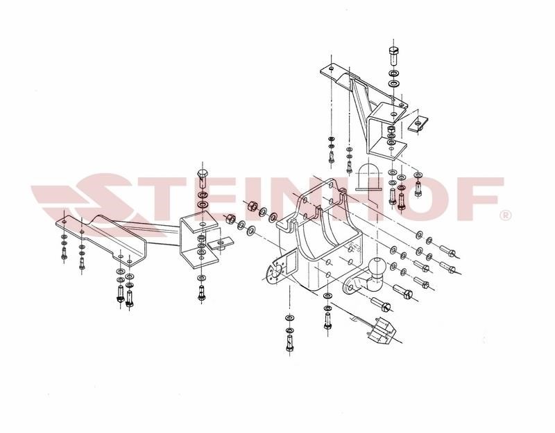 T166 Steinhof Tow bar