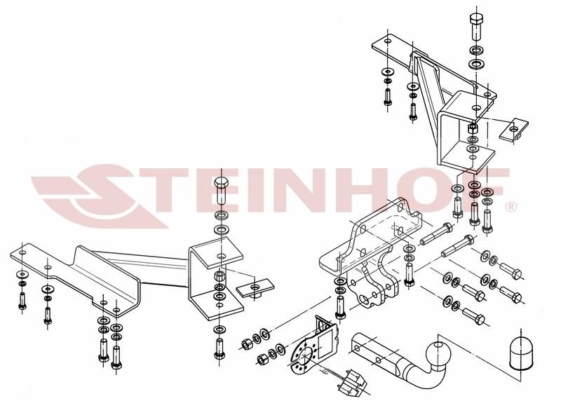 T167 Steinhof Tow bar