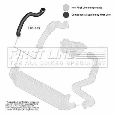 First line FTH1446 Charger Air Hose FTH1446