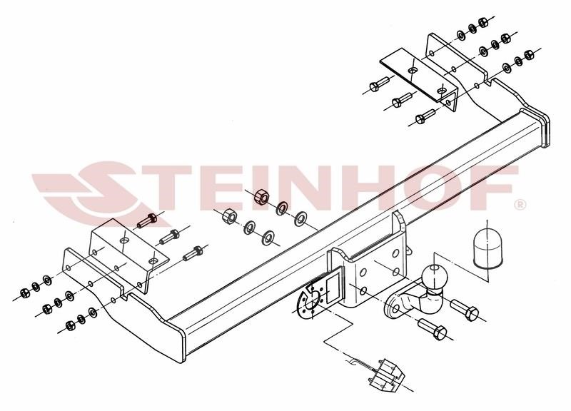 T185 Steinhof Tow bar