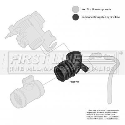 First line FTH1701 Air filter nozzle, air intake FTH1701