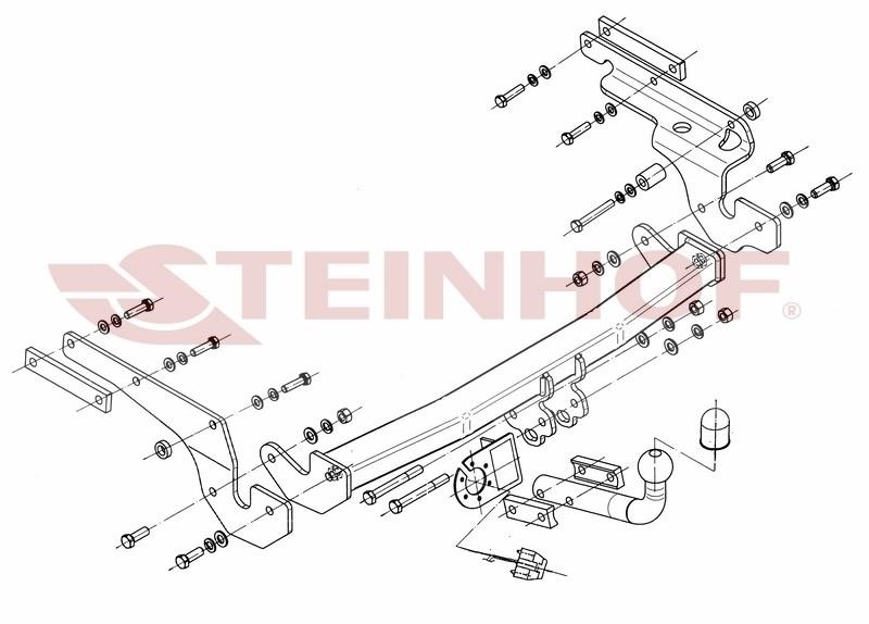 T224 Steinhof Tow bar