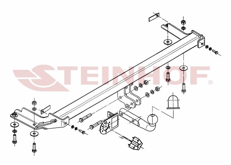 V043 Steinhof Tow bar