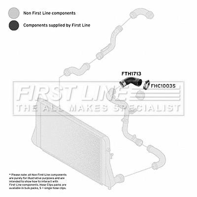 First line FTH1713 Charger Air Hose FTH1713