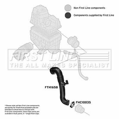 First line FTH1658 Air filter nozzle, air intake FTH1658