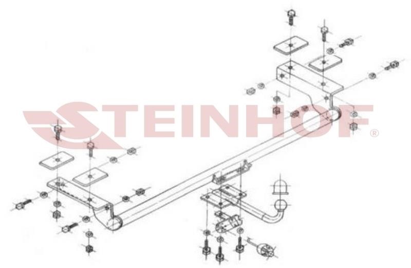 Steinhof R-120 Tow bar R120