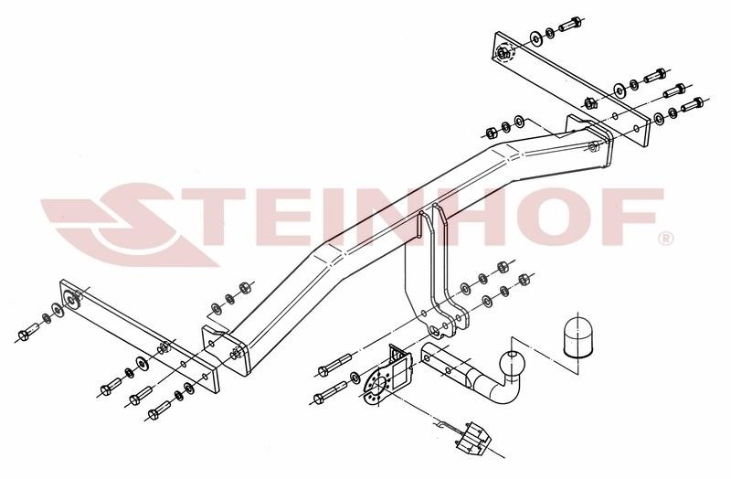 V127 Steinhof Tow bar