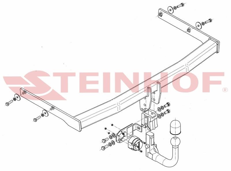 V133 Steinhof Tow bar