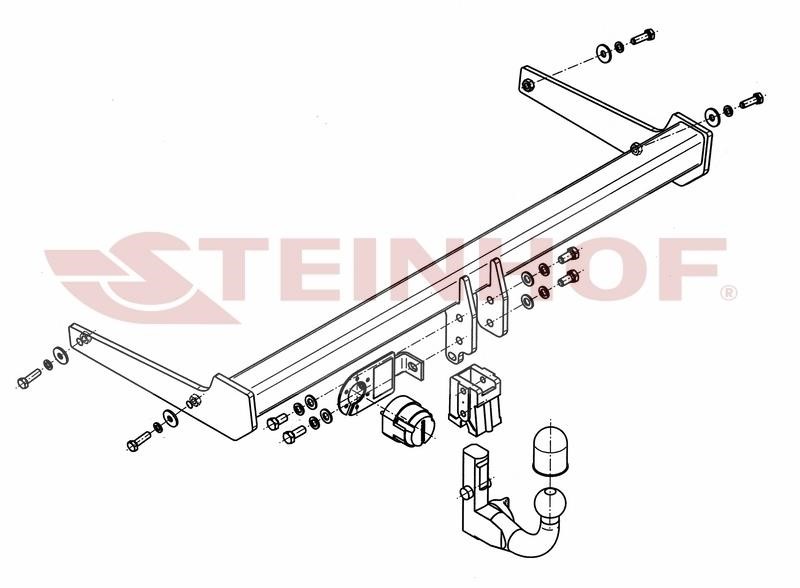 V144 Steinhof Tow bar