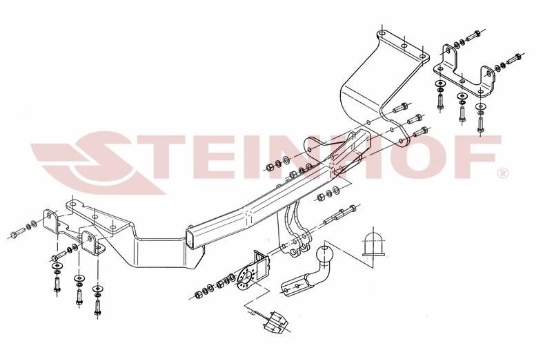 M354 Steinhof Tow bar