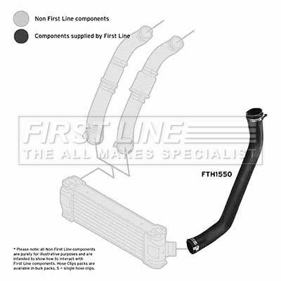 First line FTH1550 Charger Air Hose FTH1550
