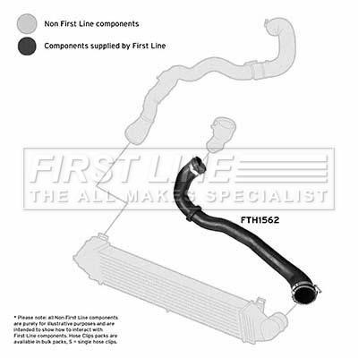 First line FTH1562 Charger Air Hose FTH1562
