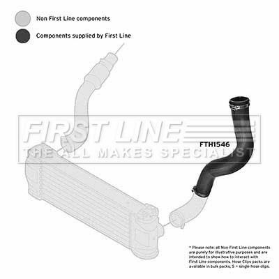 First line FTH1546 Charger Air Hose FTH1546
