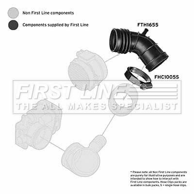 First line FTH1655 Air filter nozzle, air intake FTH1655