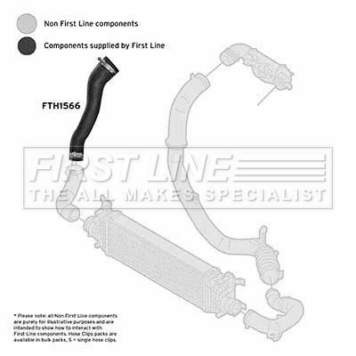 First line FTH1566 Charger Air Hose FTH1566