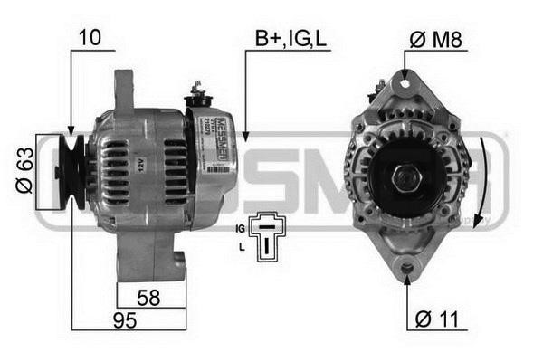 Era 210279A Alternator 210279A