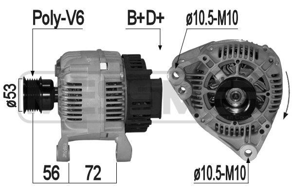 Era 209162A Alternator 209162A