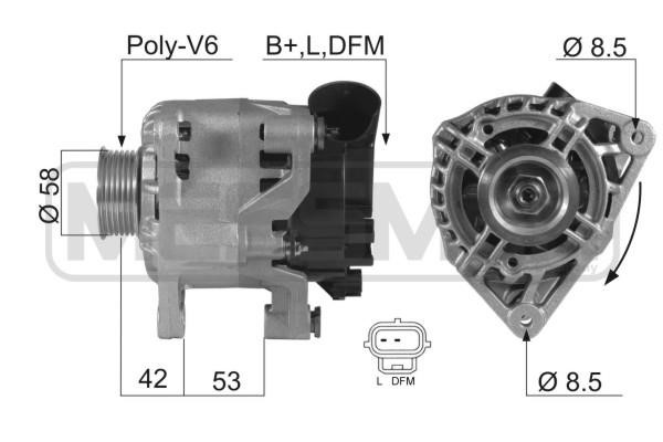 Era 210270A Alternator 210270A