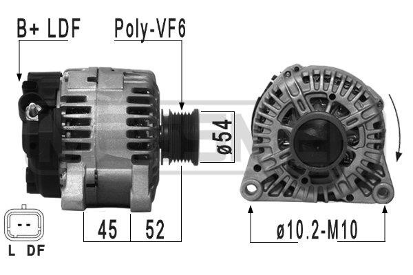 Era 210931A Alternator 210931A