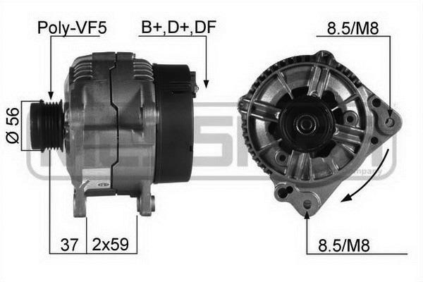 Era 210097A Alternator 210097A