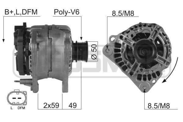 Era 210138R Alternator 210138R