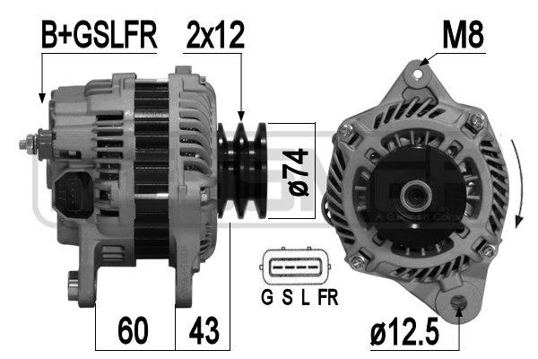 Era 209364A Alternator 209364A