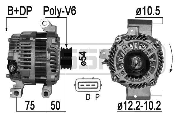 Era 209352A Alternator 209352A