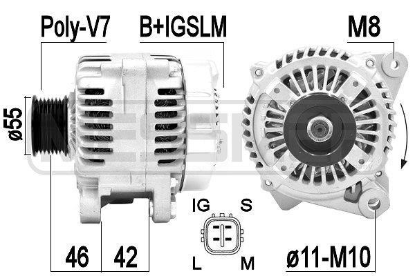 Era 209421A Alternator 209421A