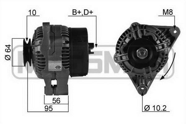 Era 210242A Alternator 210242A