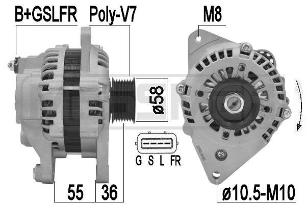 Era 209446A Alternator 209446A