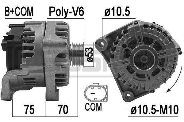 Era 209171 Alternator 209171