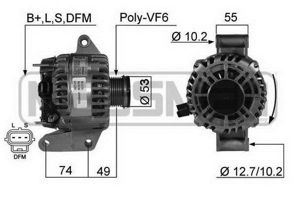 Era 210362A Alternator 210362A