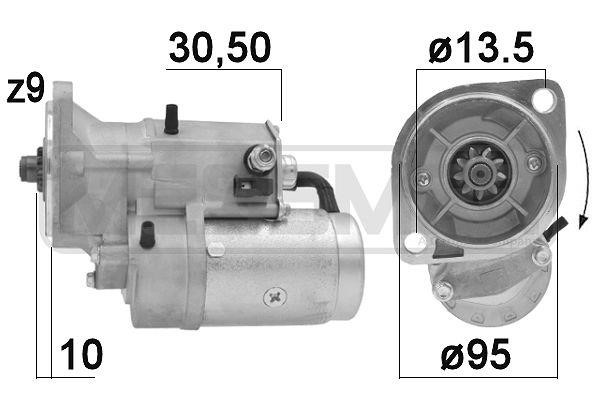 Starter motor Isuzu: 220934A Era Starter