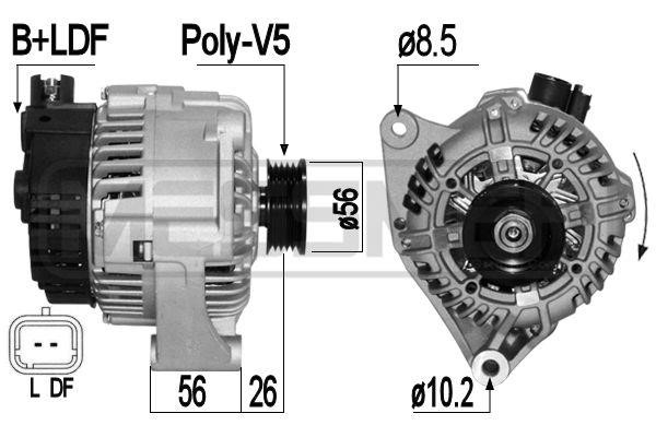 Era 209160A Alternator 209160A